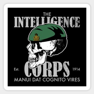 Intelligence Corps (distressed) Sticker